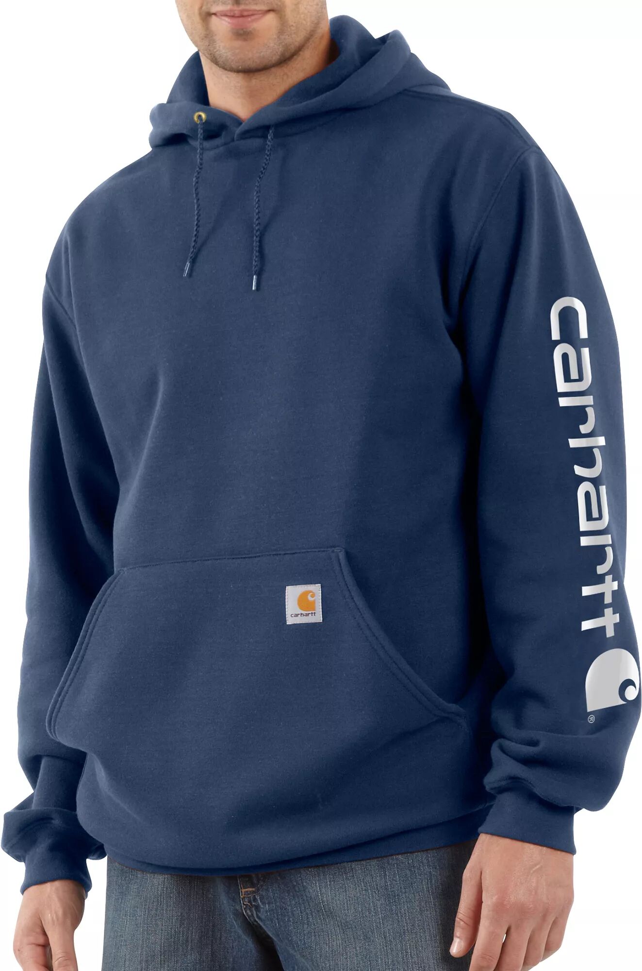 Carhartt Men's K288 Hoodie, Small, Blue