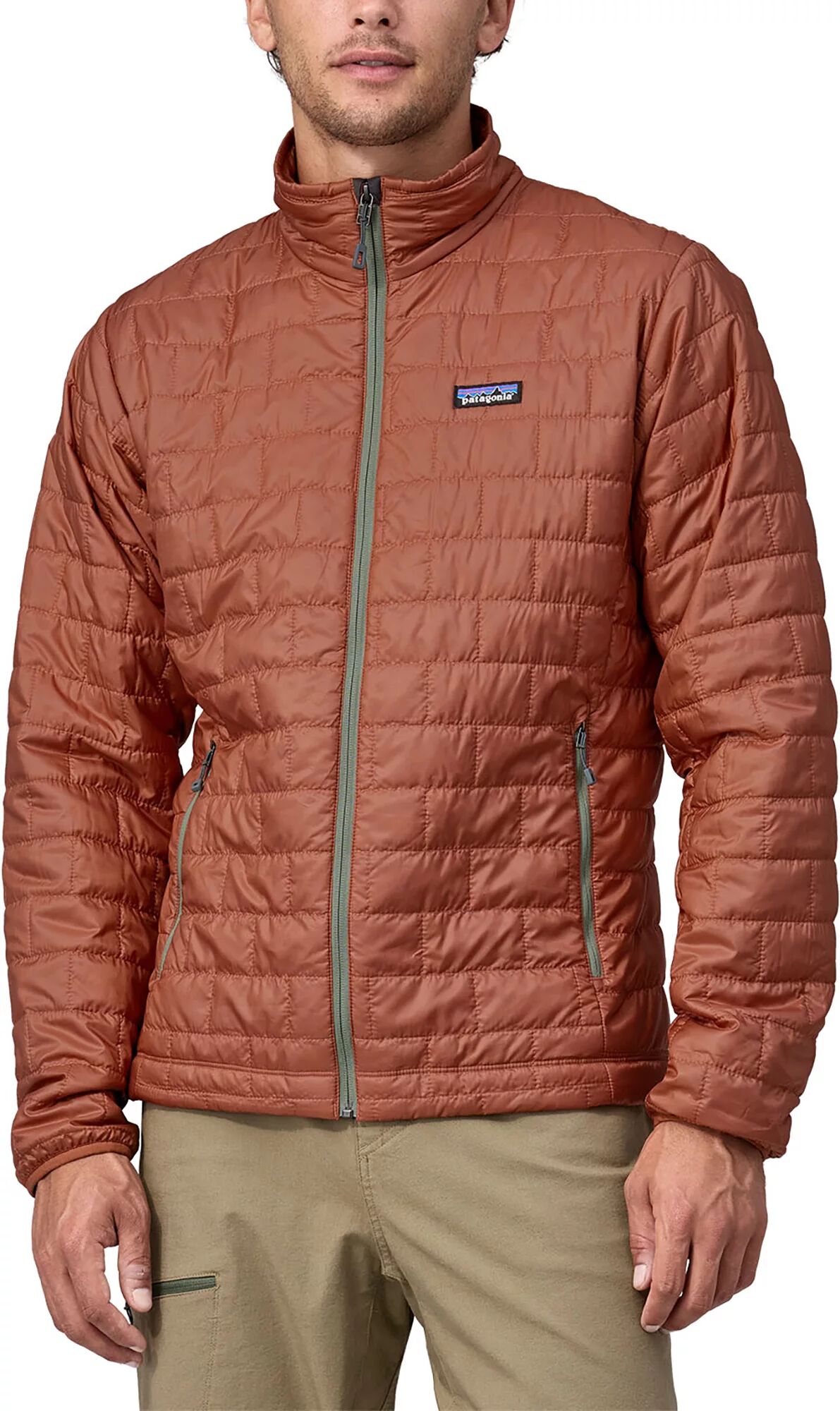 Patagonia Men's Nano Puff Jacket, Large, Red