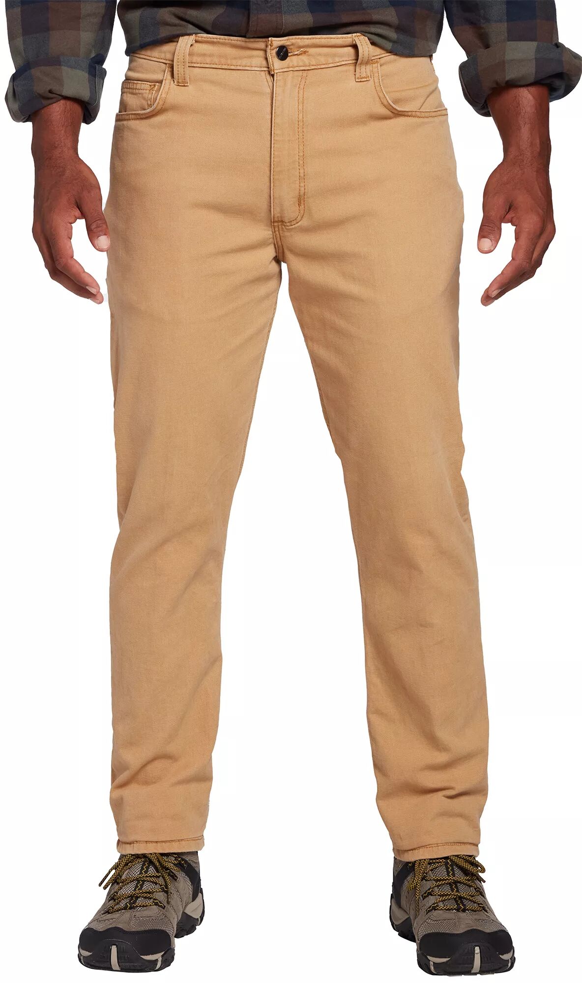 Carhartt Men's Rugged Flex Rigby 5-Pocket Pants, Size 36, Tan