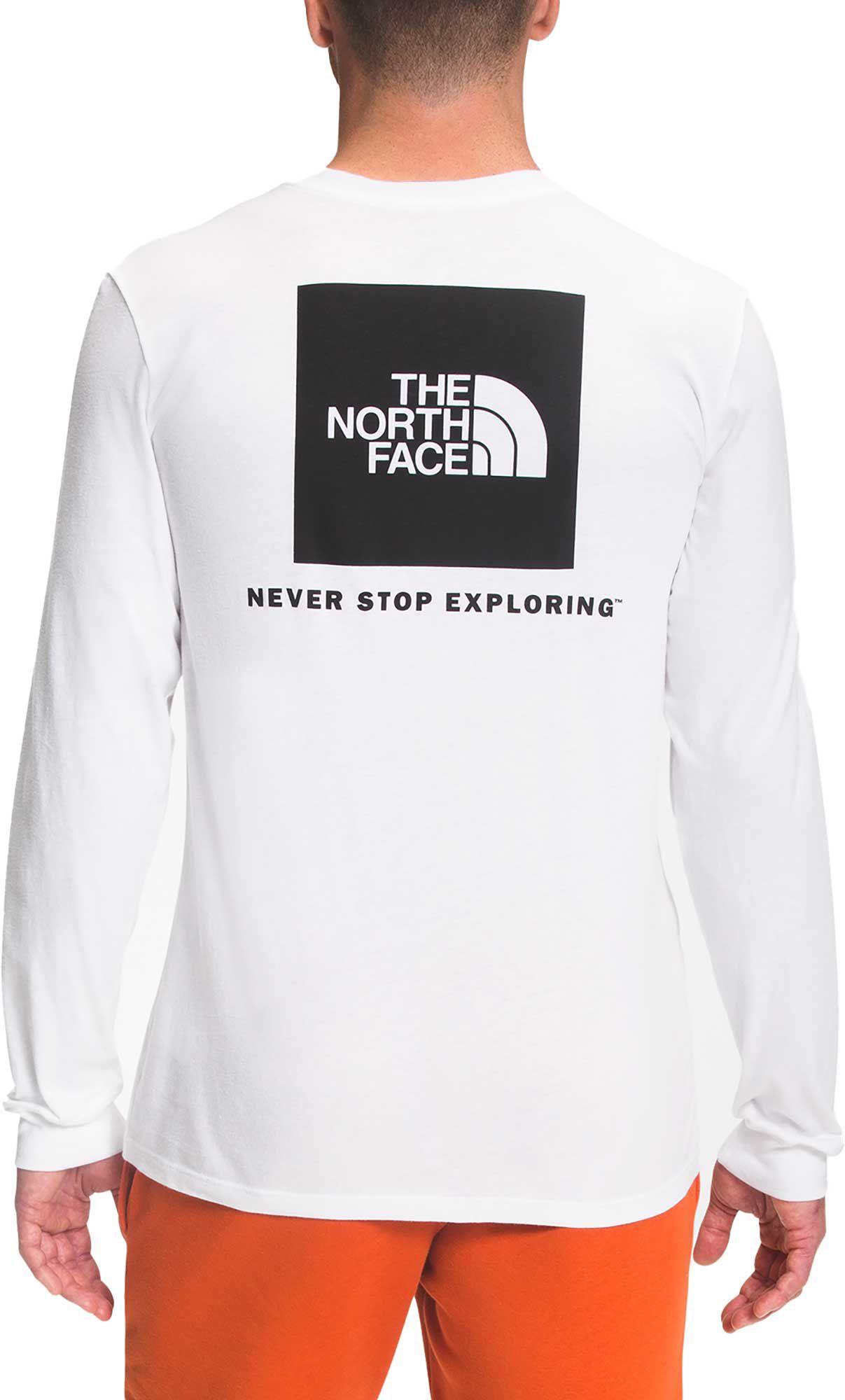 The North Face Men's NSE Box Long Sleeve Shirt, XL, White