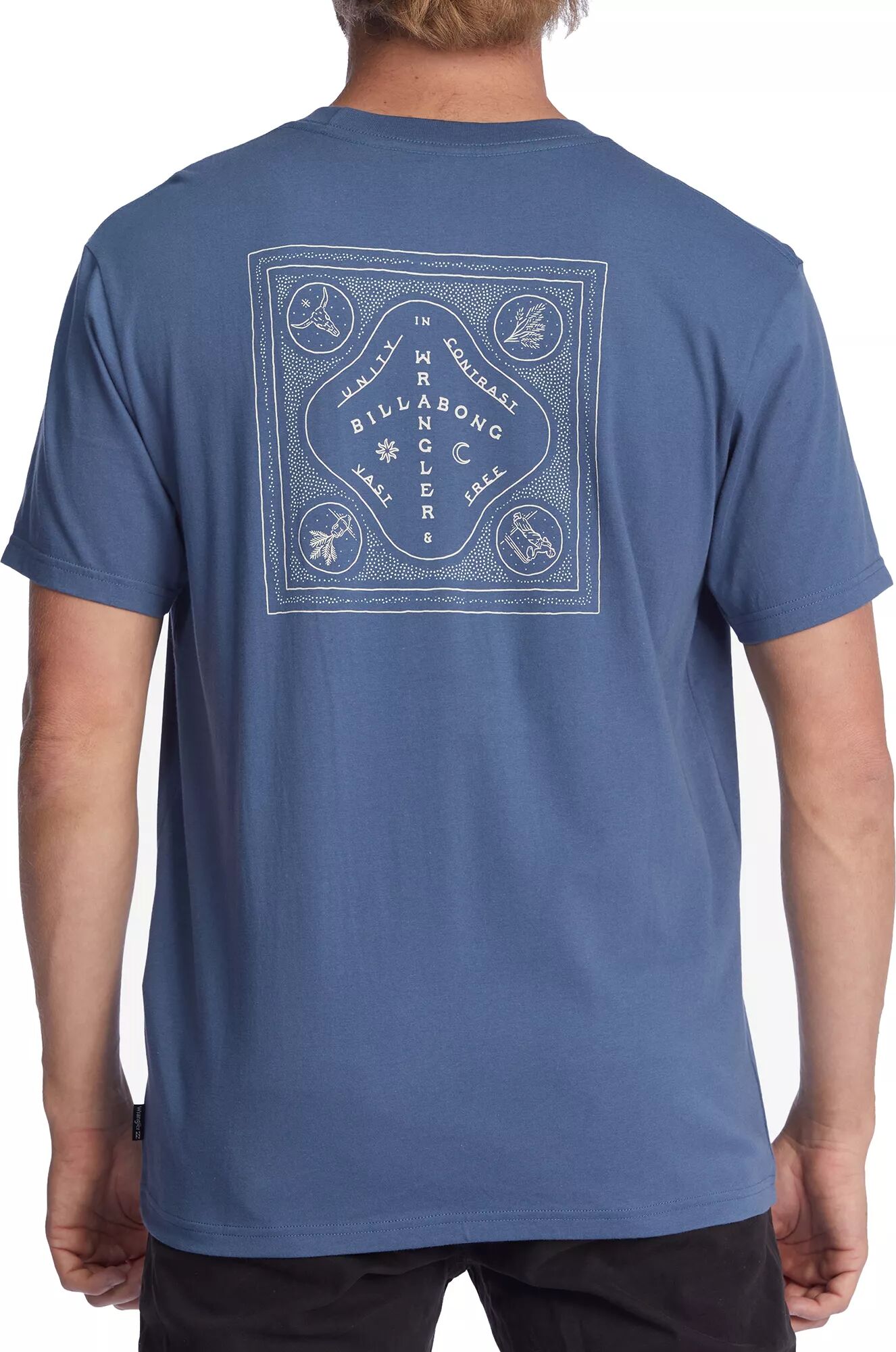 Billabong Men's Vast and Free Short Sleeve T-Shirt, Large, Blue