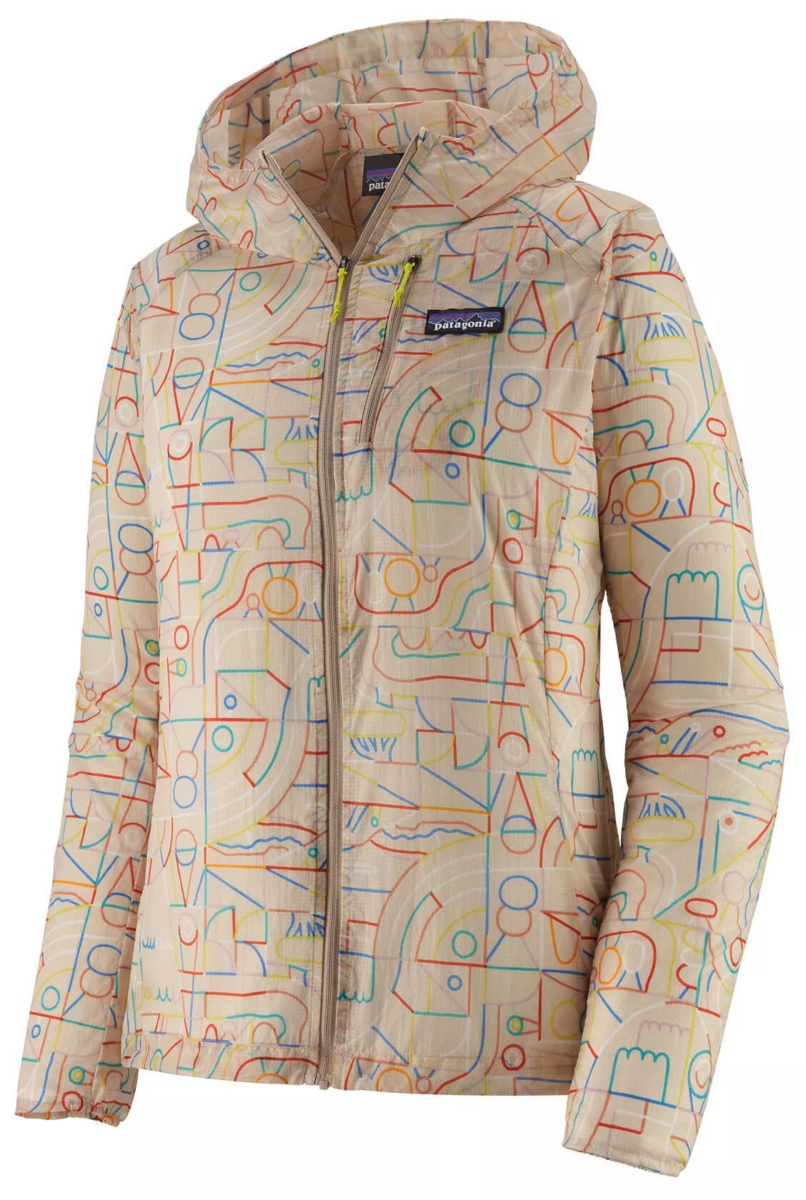 Patagonia Women's Houdini Jacket, Large, Lose Yourself Outline Pum