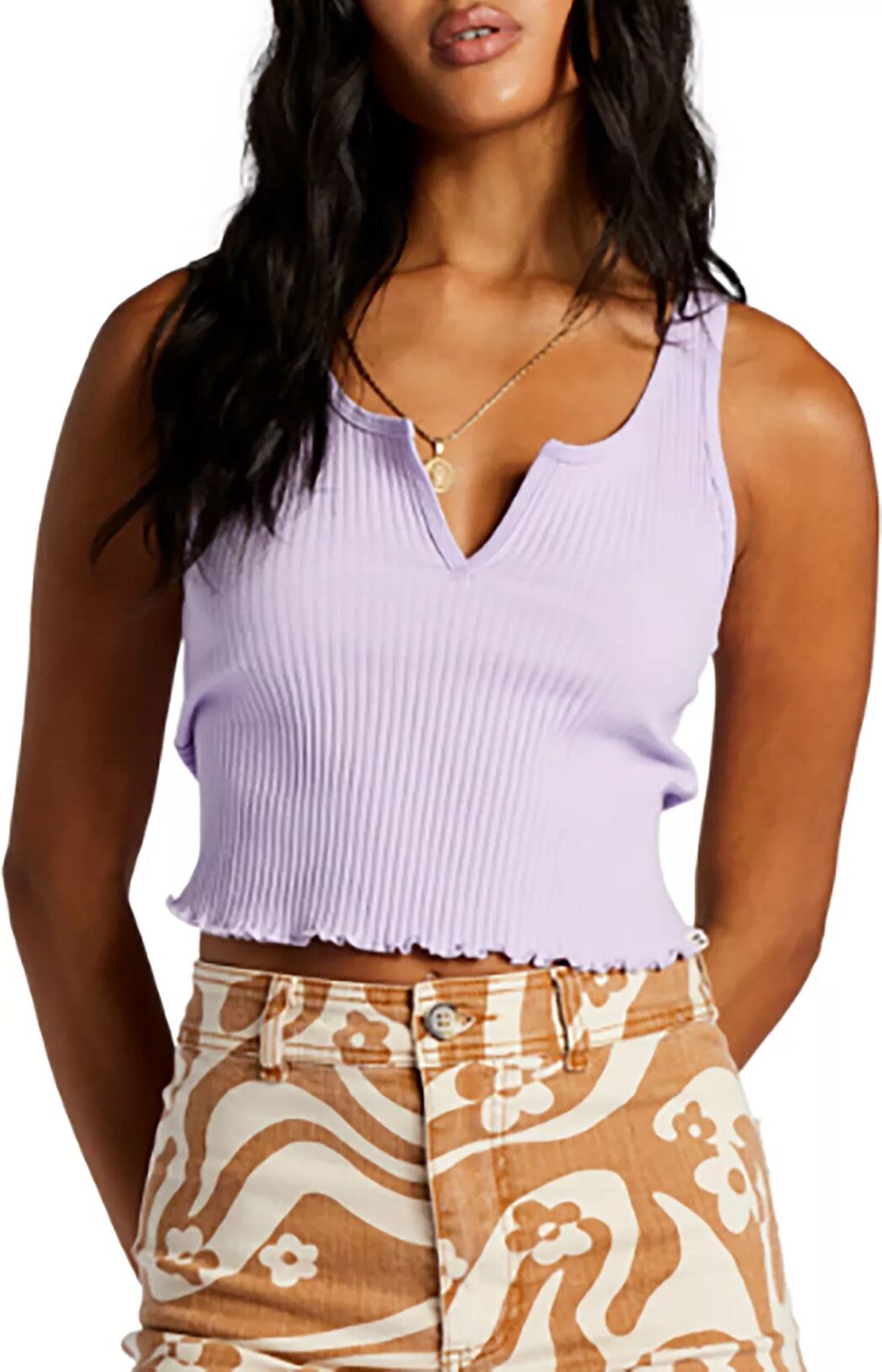 Billabong Women's Notch Tank Top, Medium, Purple