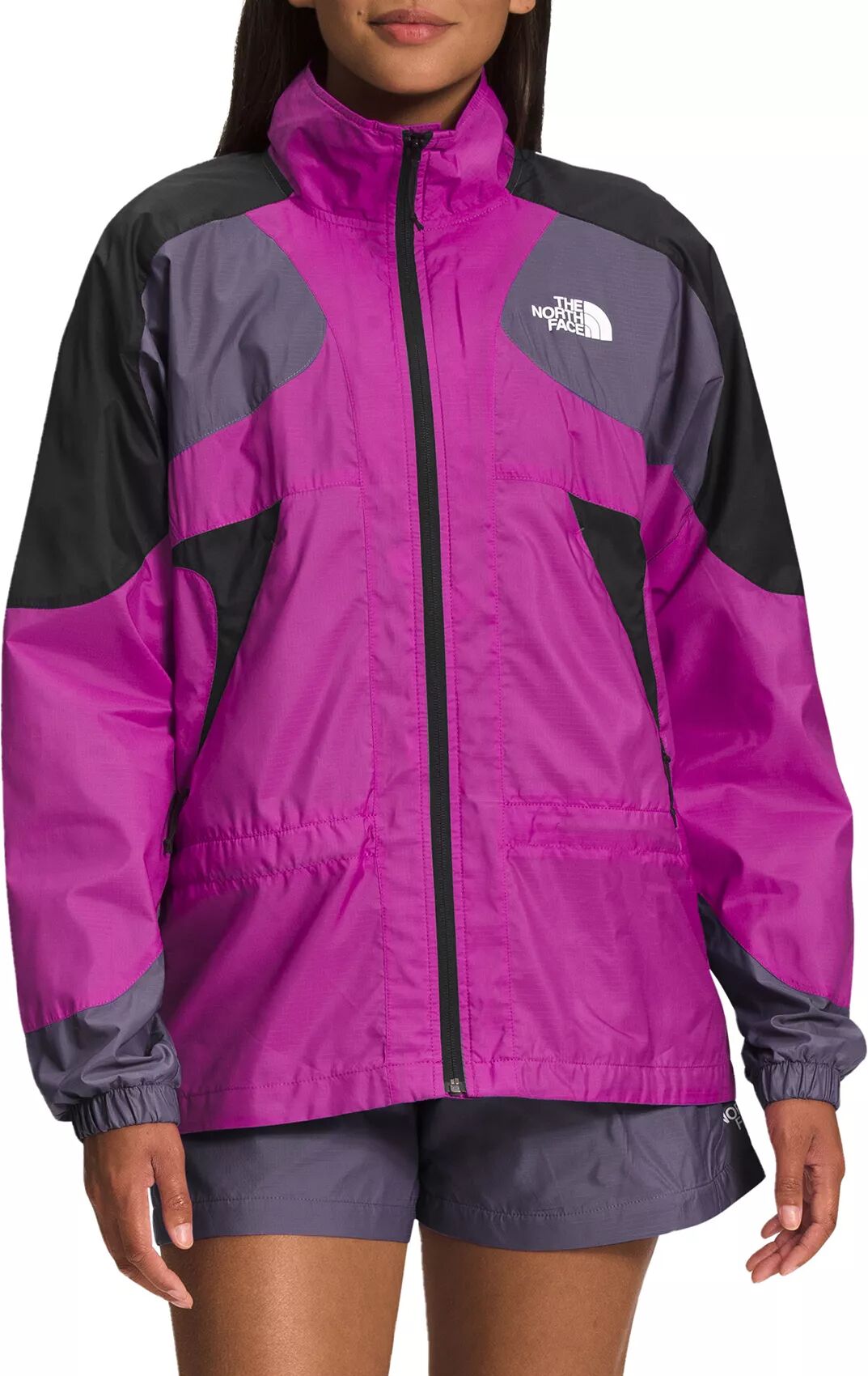 The North Face Women's X Jacket, XXL, Lunr Slt/Prple Cactus Flr