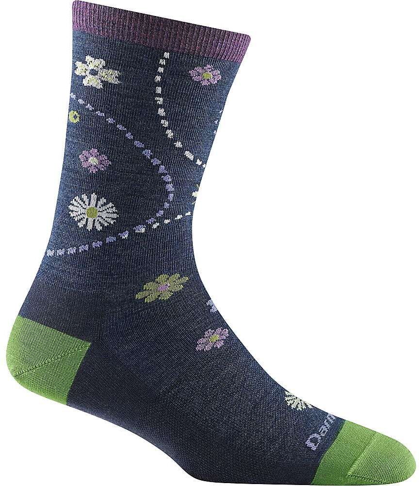 Darn Tough Women's Garden Light Crew Sock, Medium, Pink