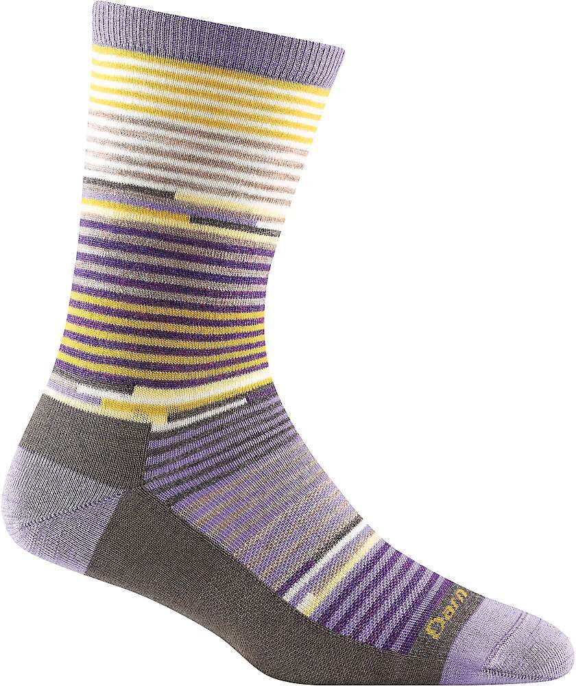 Darn Tough Women's Pixie Crew Light Sock, Medium, Purple