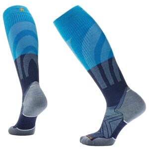 SmartWool Women's Run Targeted Cushion Compression OTC Socks, Medium, Blue