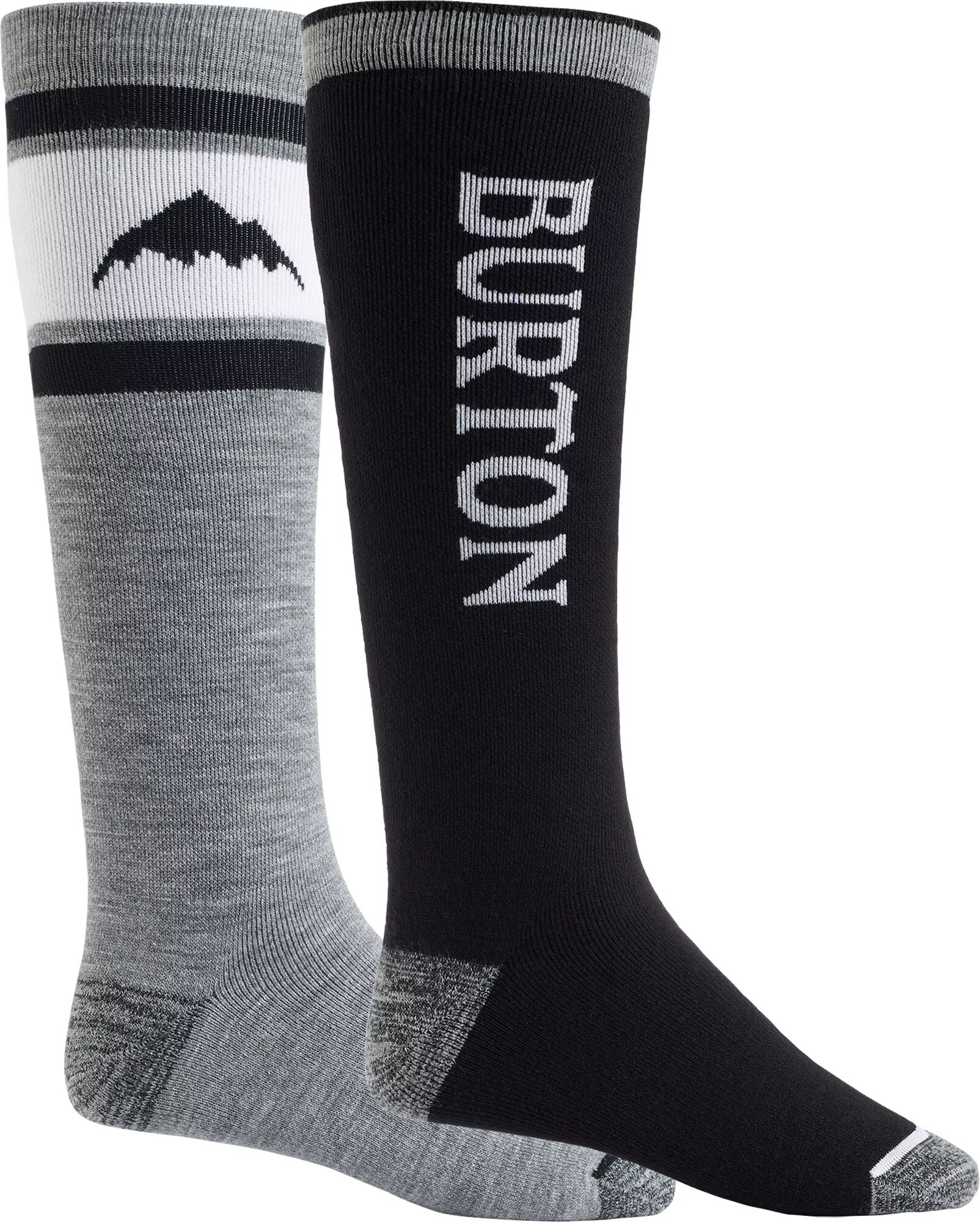 Burton Men's Weekend Ski Socks - 2 Pack, Large, Black