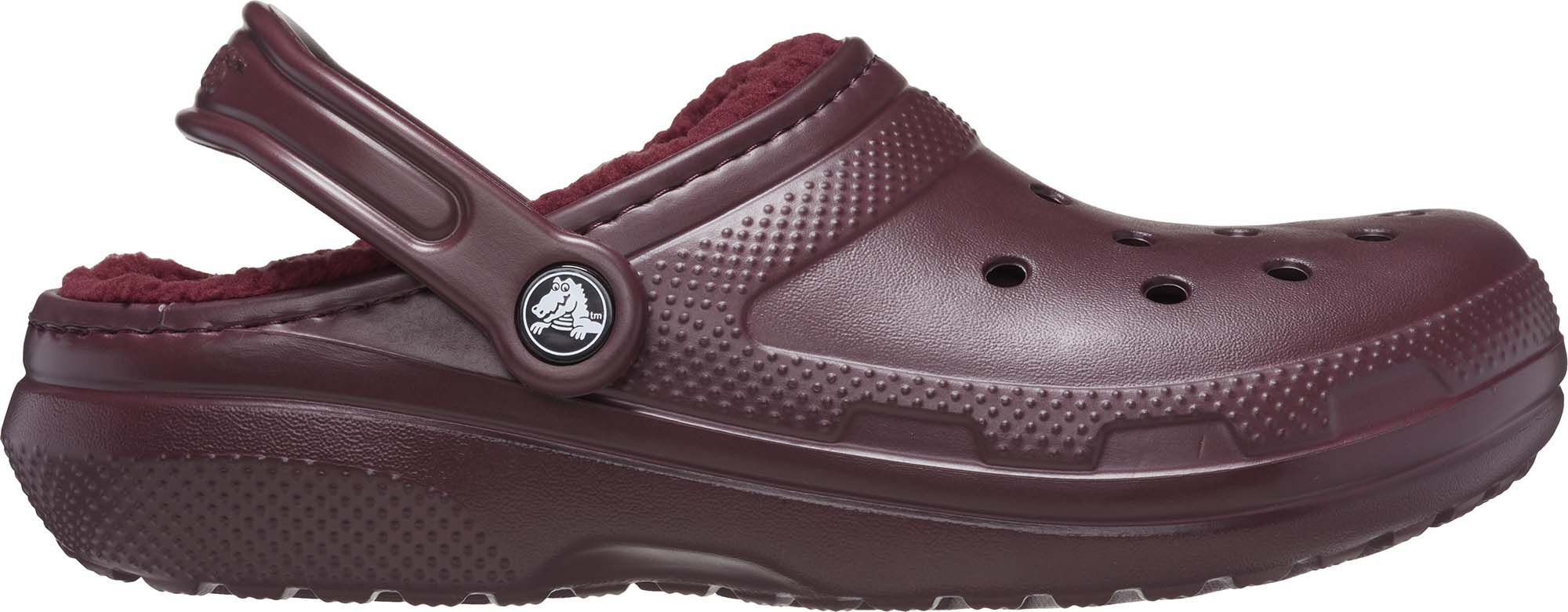 Crocs Classic Fuzz-Lined Clogs, Men's, M7/W9, Red