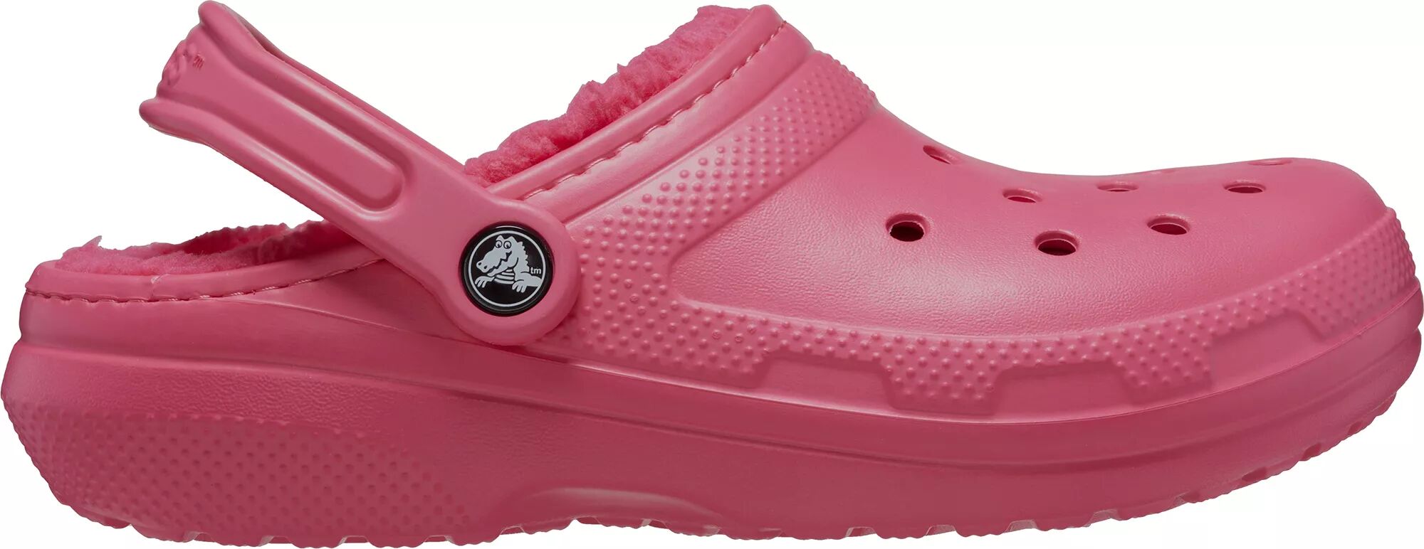 Crocs Classic Fuzz-Lined Clogs, Men's, M5/W7, Pink