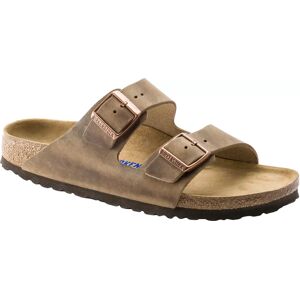 Birkenstock Men's Arizona Soft Footbed Oiled Leather Sandals, Size 38, Brown