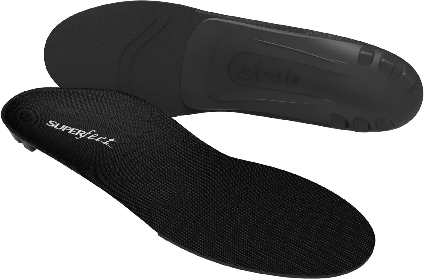 Superfeet All-Purpose Support Low Arch Insoles, Men's, M11.5-13.0/W12.5, Black