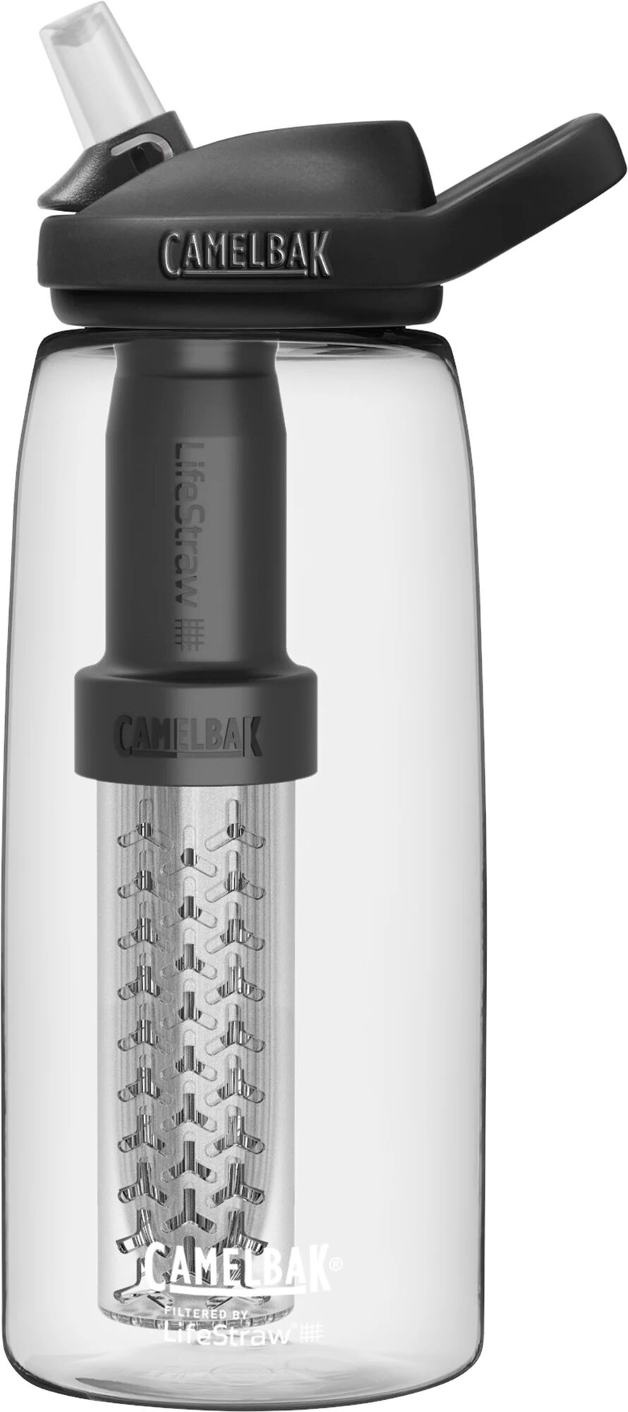 Camelbak Eddy+ LifeStraw 32 oz. Filtered Water Bottle, Clear