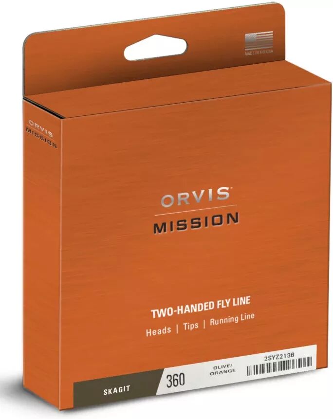 Orvis Mission Skagit Heads Fly Line, 480 Grain, Olive/Orange