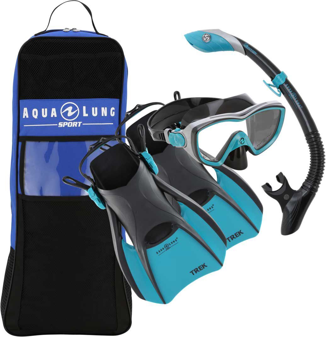 Aqua Lung Sport Women's Bonita Snorkeling Set, Small, Blue