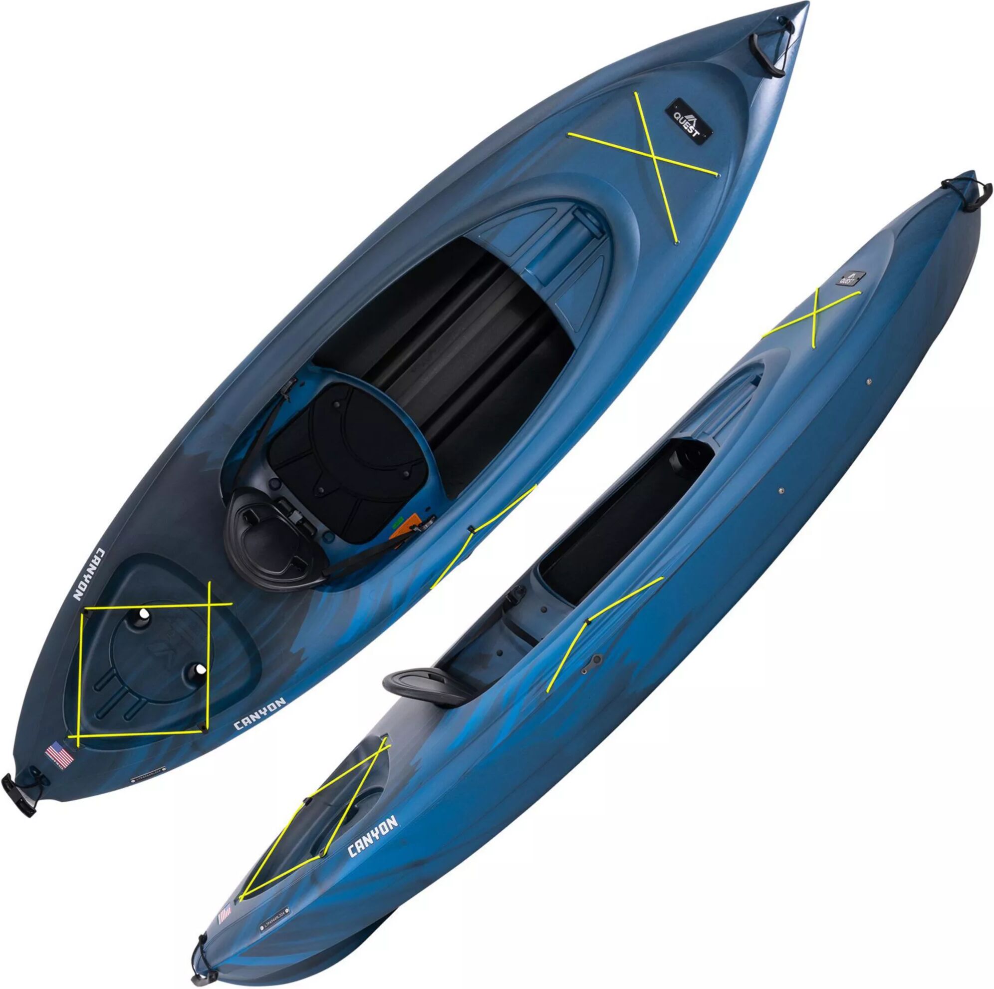 Garmin Quest Canyon 100 Kayak, Blue