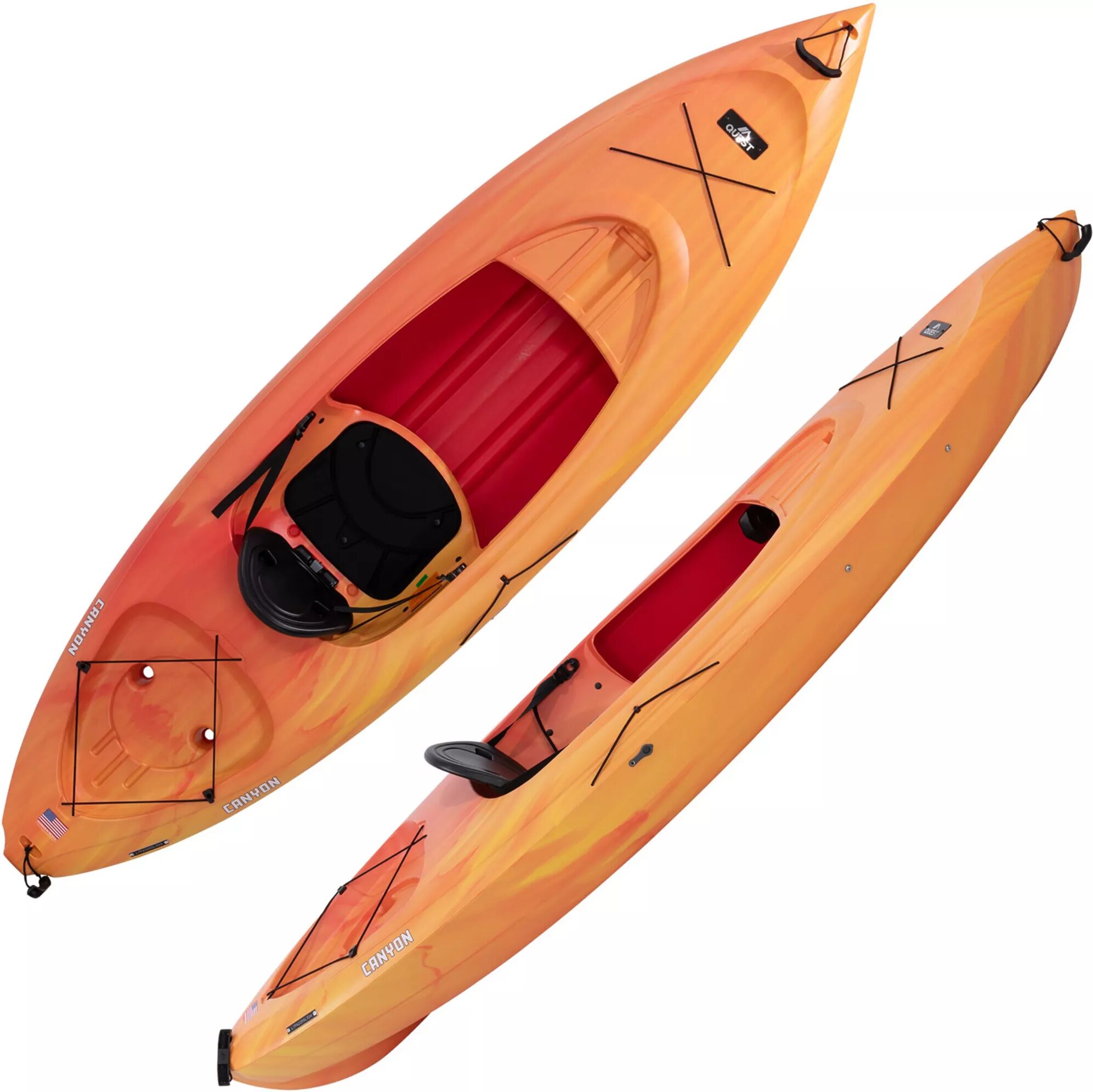 Garmin Quest Canyon 100 Kayak, Orange