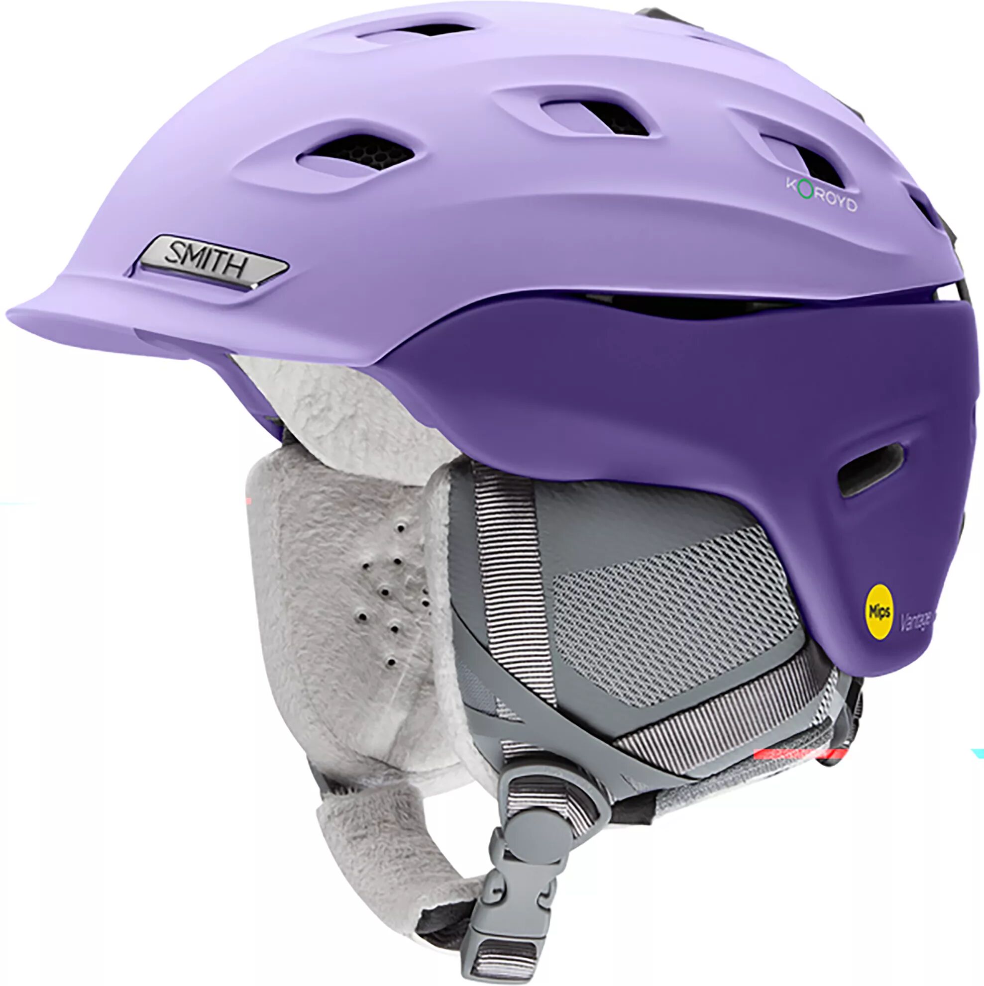 SMITH Women's VANTAGE MIPS Snow Helmet, Small, Matte Peri Dust