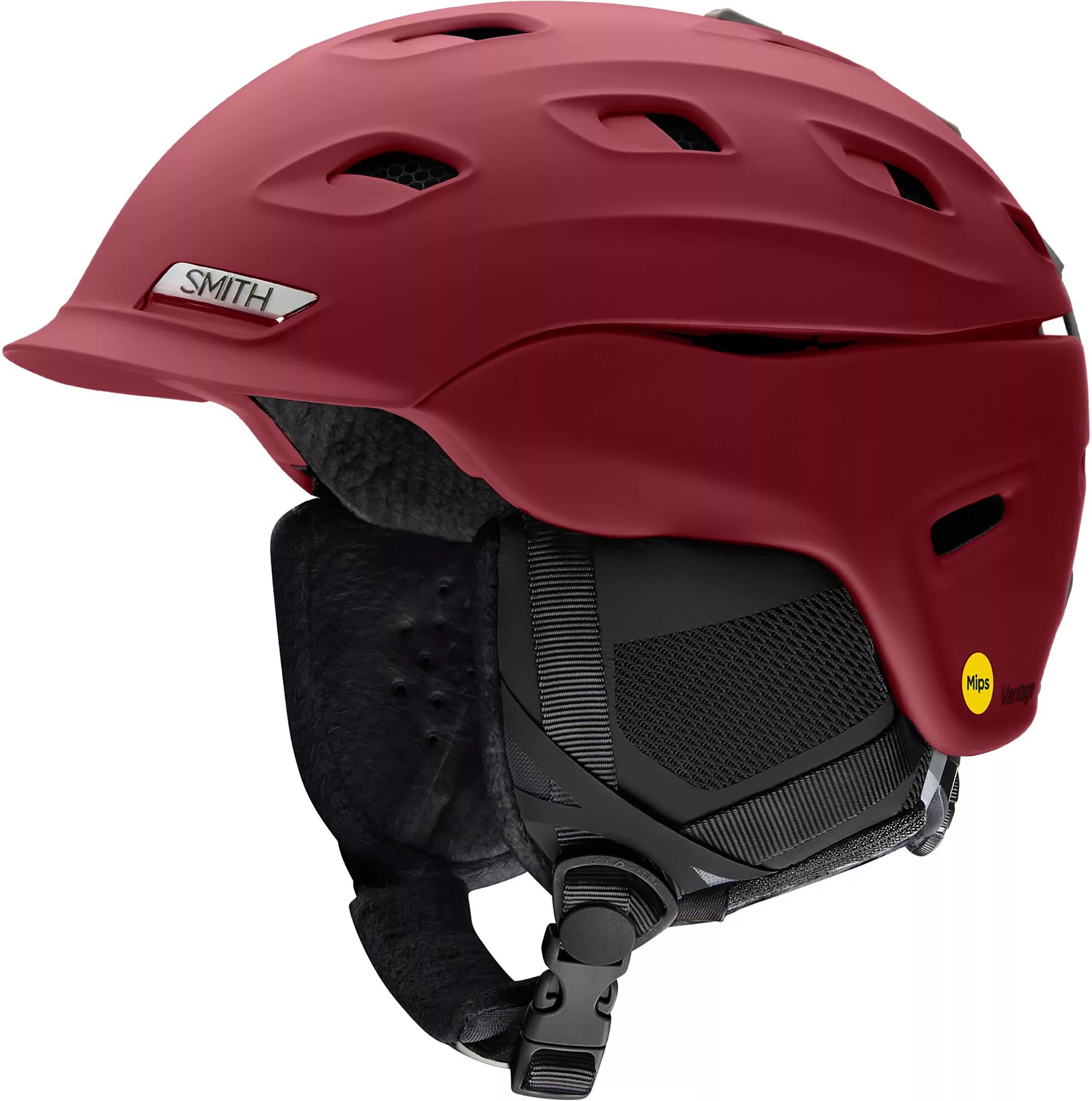 SMITH Women's VANTAGE MIPS Snow Helmet, Small, Red