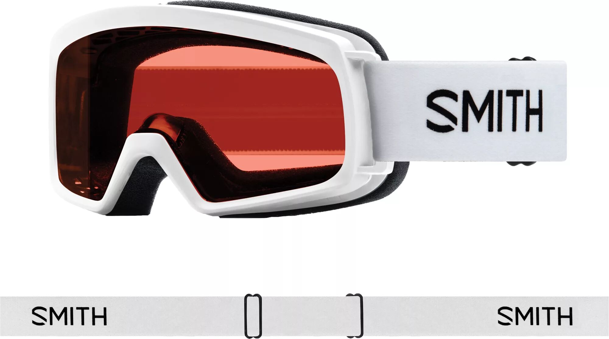 SMITH Youth Rascal Snow Goggles, Kids, White