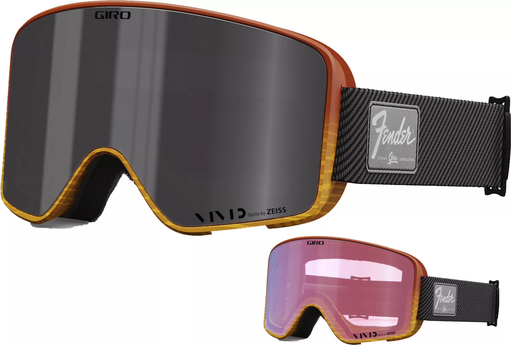 Giro Unisex Method Snow Goggle with Bonus Vivid Infrared Lenses, Brown