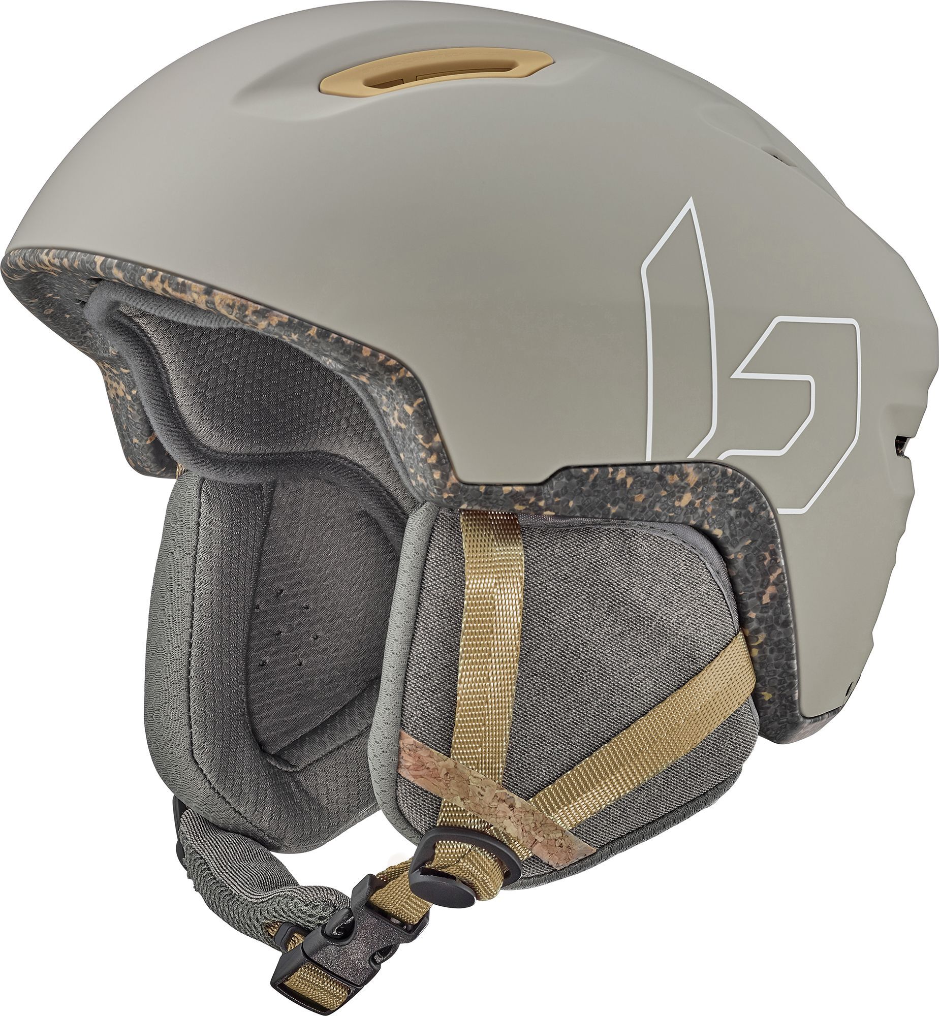 BOLLE Unisex 23'24' ECO ATMOS Ski Helmet, Medium, Tan