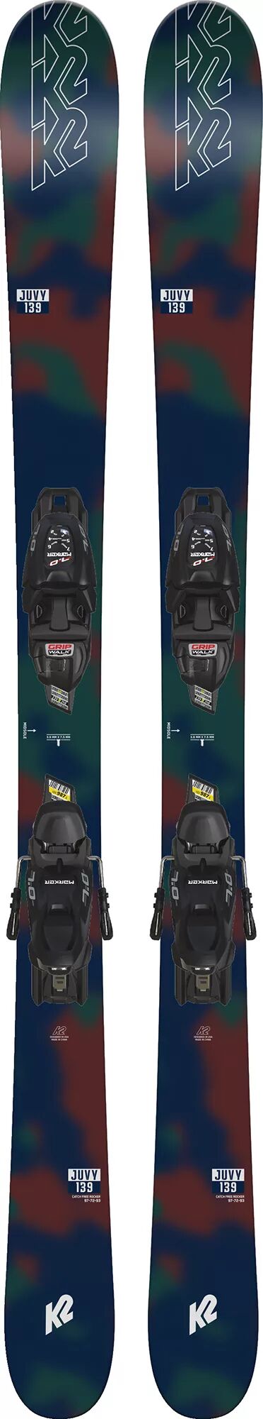 K2 Juvy Kids' Skis with 7.0 Binding 2024, Boys'