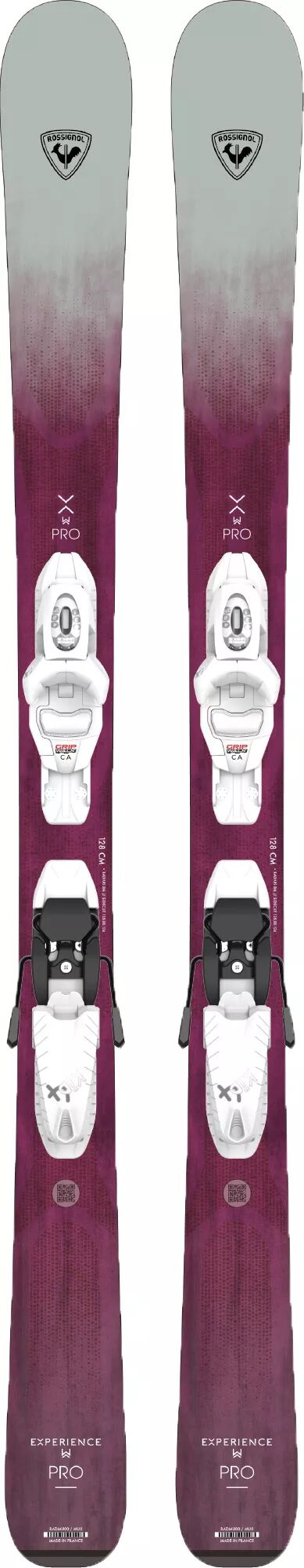 Rossignol '23-'24 Experience W Pro Youth Skis and Kid X Ski Binding Package, Boys'