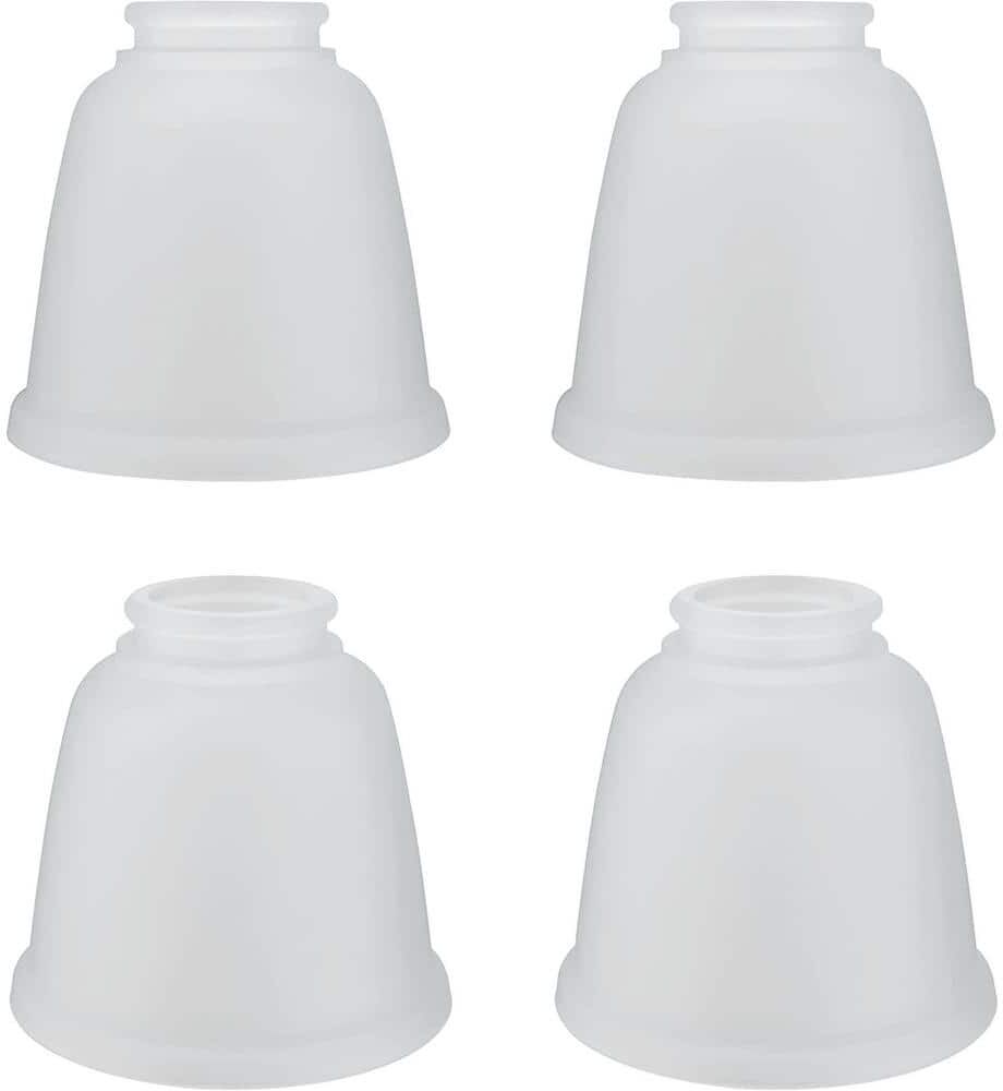 2-1/8 in. Fitter x Dia 4-5/8 in. x 4-5/8 in. H, 4PK - Lighting Accessory - Replacement Glass - Frosted