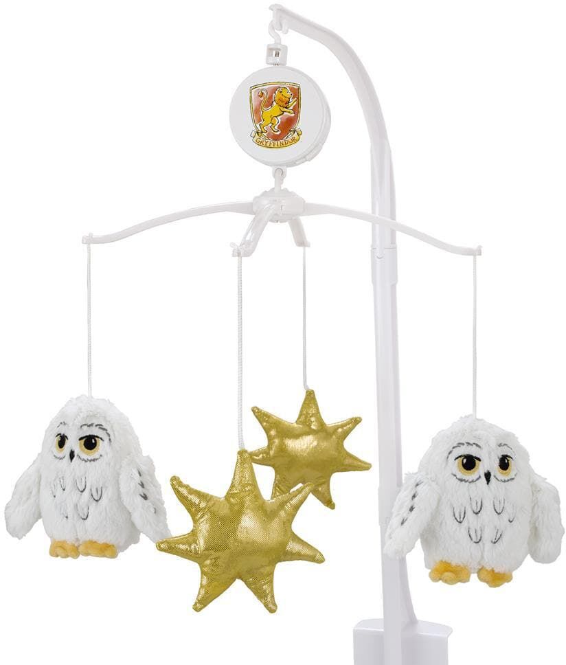 White and Gold Harry Potter Magical Moments Hedwig Musical Baby Mobile