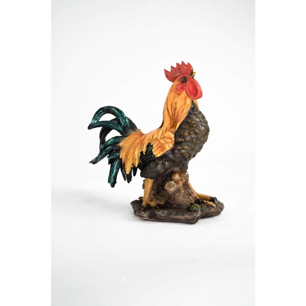 HI-LINE GIFT LTD. 15 in. Standing Rooster Garden Statue