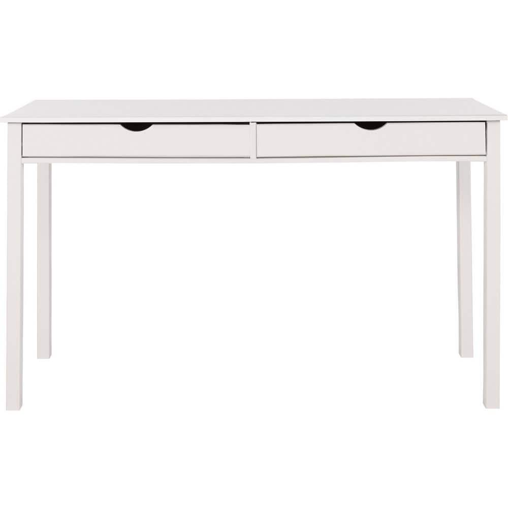 REN HOME - THE ART OF SCANDINAVIAN DESIGN Rom 56 in. Desk 2DRW Large - White