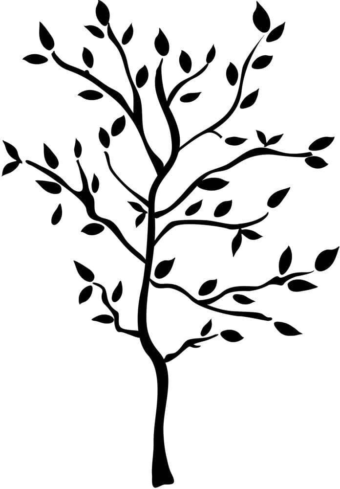 RoomMates 19 in. Tree Branches Peel and Stick Wall Decals