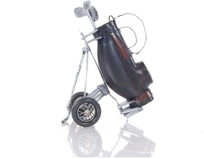 HomeRoots Dahlia Abstract Black Golf Bag