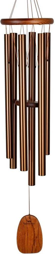 WOODSTOCK CHIMES Signature Collection, Amazing Grace Chime, Large 40 in. Bronze Wind Chime