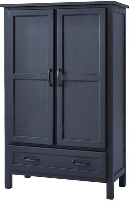 StyleWell Midnight Blue Wood Kitchen Pantry (30 in. W x 47 in. H)