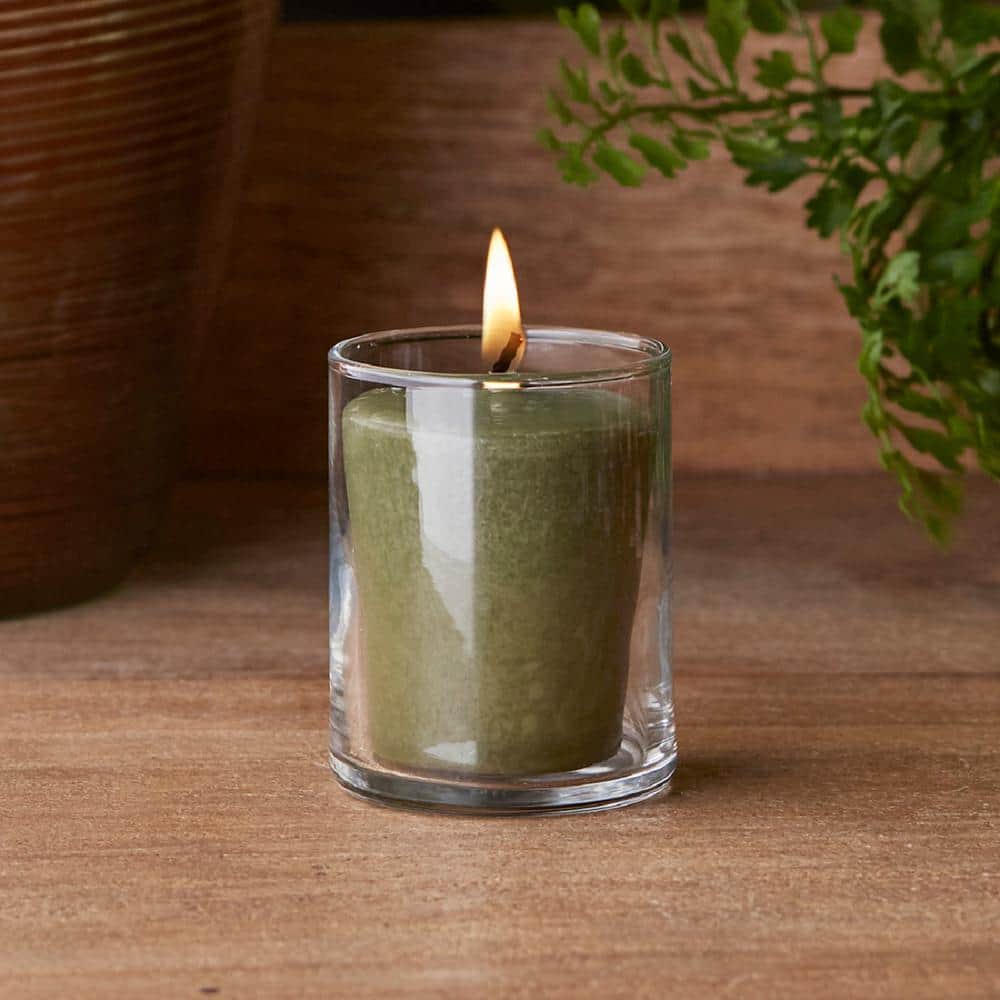 ROOT CANDLES 20-Hour Hosta Scented Votive Candle (Set of 18)