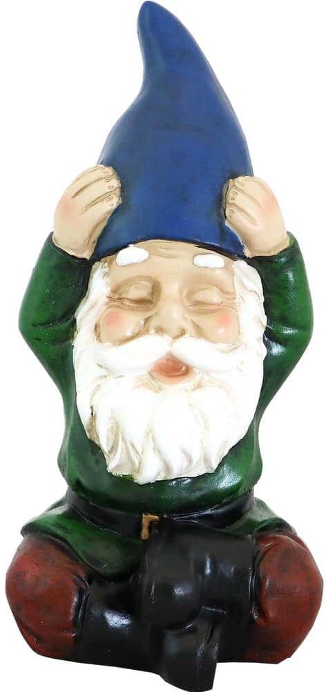 Sunnydaze Decor Sage the Yoga Gnome Garden Statue