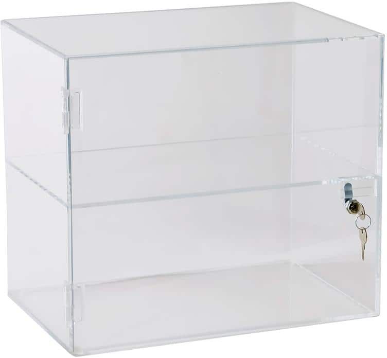 Azar Displays ACRYLIC LOCKBOX COUNTERTOP DISPLAY CASE