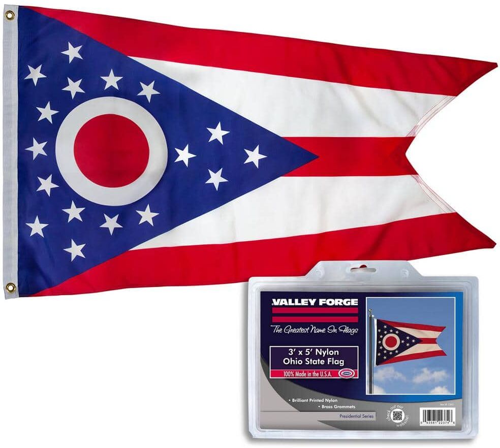 Rio 3 ft. x 5 ft. Nylon Ohio State Flag