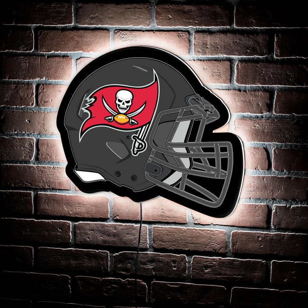 Evergreen Tampa Bay Buccaneers Helmet 19 in. x 15 in. Plug-in LED Lighted Sign