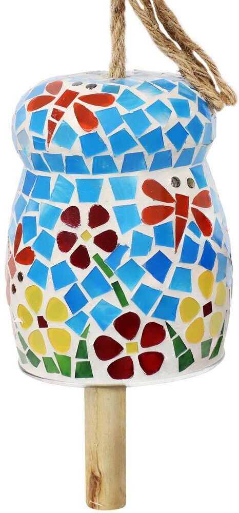 Sunnydaze Decor Spring Flowers Mosaic Wind Chime