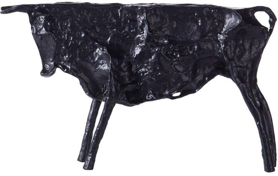 StyleCraft Dann Foley Lifestyle - Battle Bull Sculpture - Black Finish