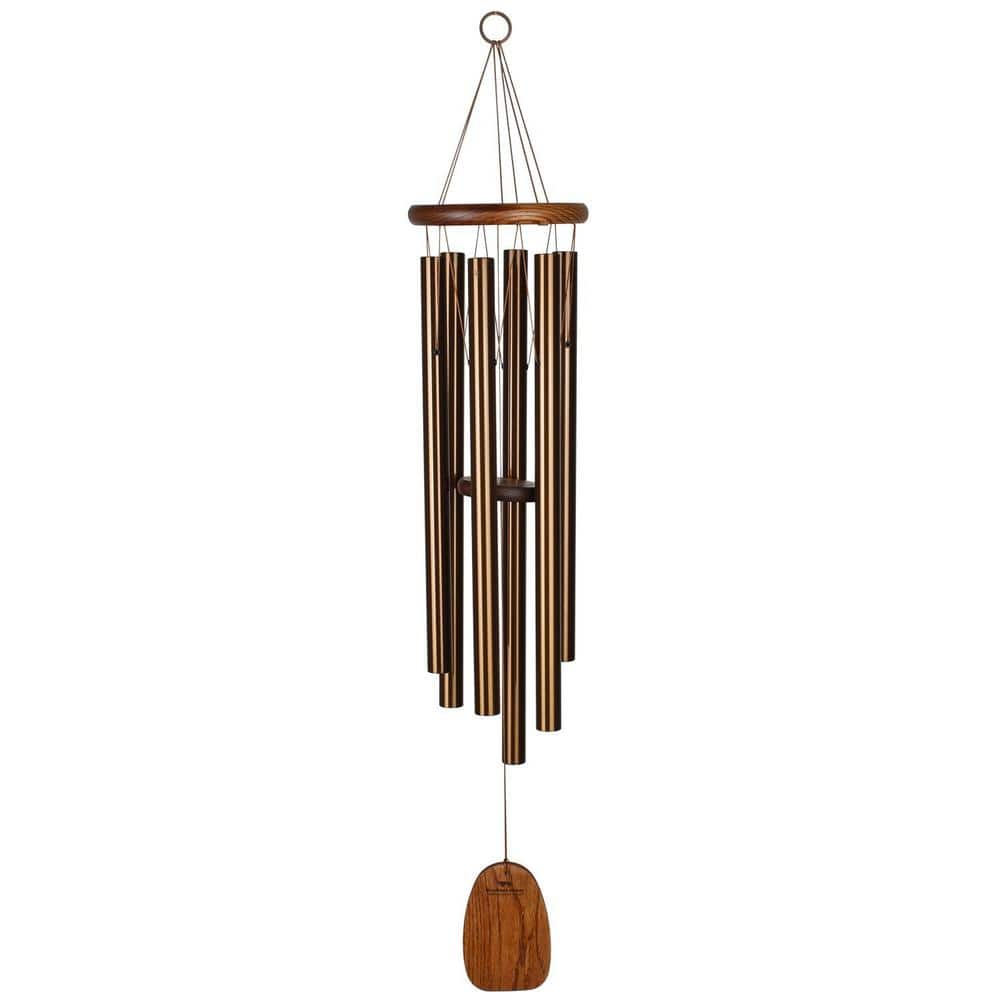 WOODSTOCK CHIMES Signature Collection, Amazing Grace Chime, Large 40 in. Bronze Wind Chime