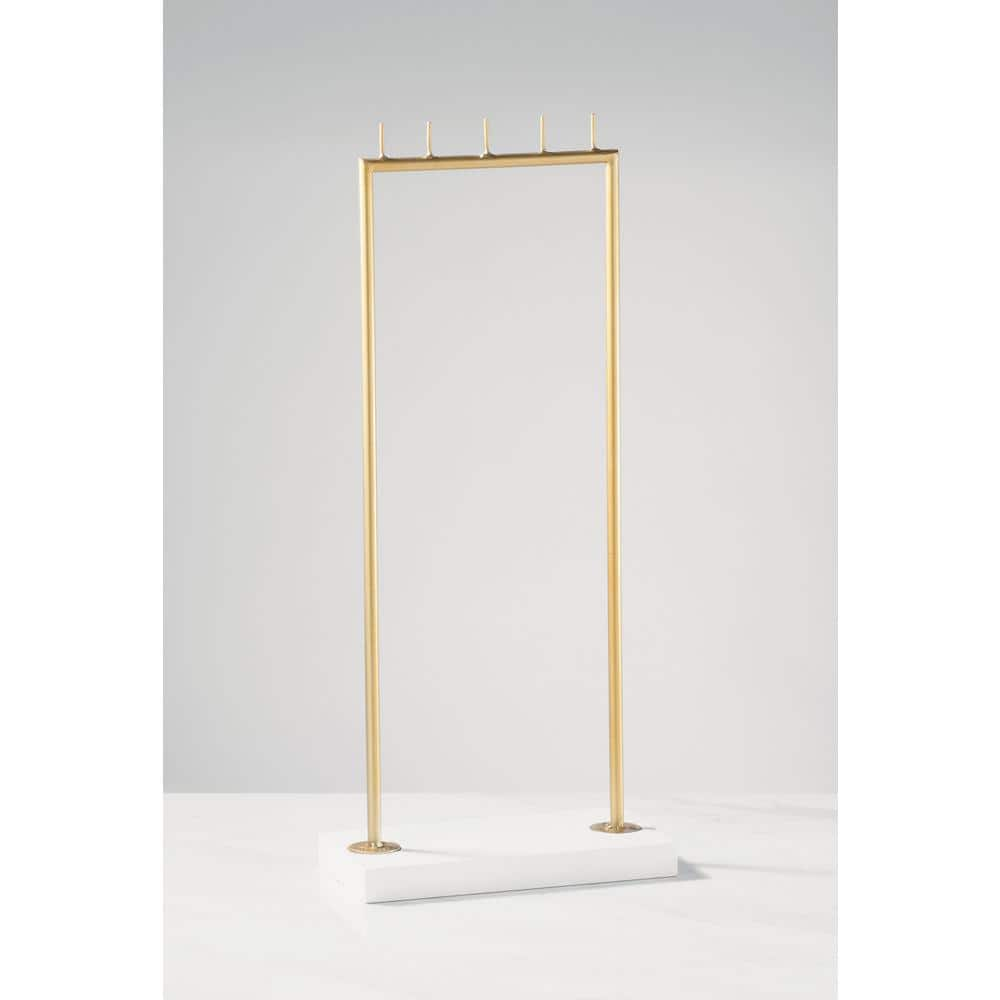 TRIPAR INTERNATIONAL, INC. 18" Gold / White Jewelry Display Stand