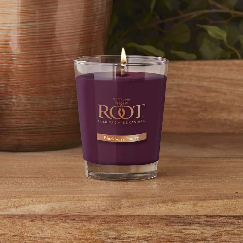 ROOT CANDLES Veriglass Blackberry Honey Scented Jar Candle