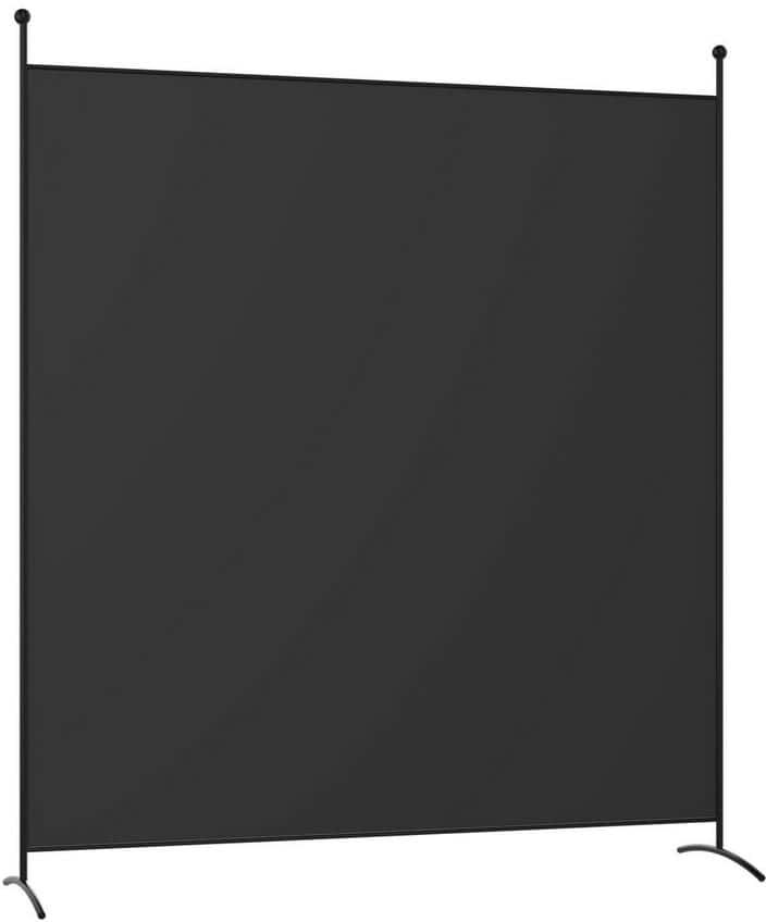 Costway Single Panel Room Divider Privacy Partition Screen for Office Home Black