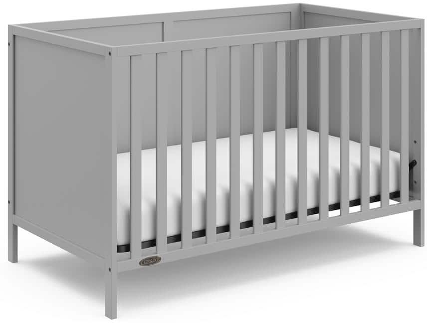 Graco Theo Pebble Gray 3-in-1 Convertible Crib