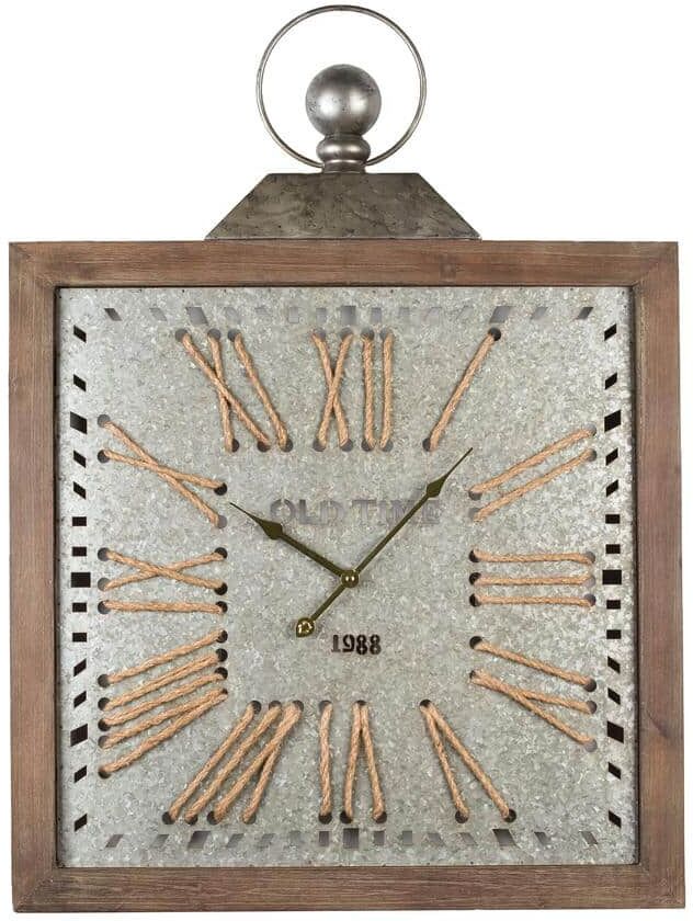 Peterson Artwares Antique Epoch Metal Wall Clock