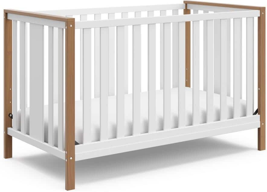 Storkcraft Modern Pacific Vintage Driftwood 4-in-1 Convertible Crib